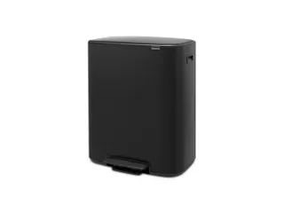 Bo Pedaalemmer 60 Liter Mat Zwart - 2