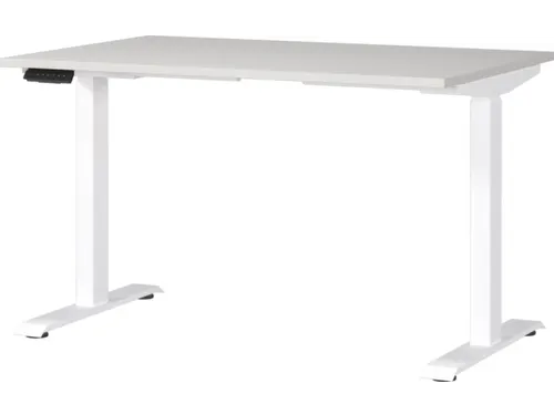 Elektrisch ihv bureau,HxBxD 720-1200x1200x800mm,blad lichtgrijs