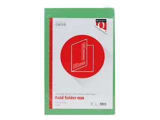 Vouwmap Quantore Folio ongelijke zijde 230gr groen - 4