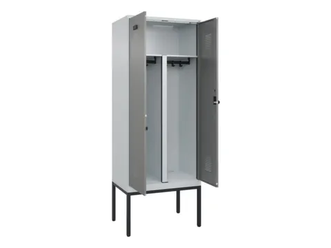 PBM-locker,HxBxD 2120x800x500mm,2vak,vak B 400mm,draaigrendel