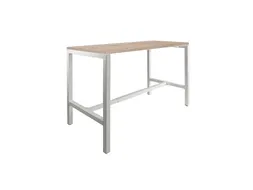 Domino Basic statafel 140x80cm 110cm Robson Eik 25mm Alu