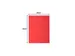 50 dossiermappen met 2 kleppen SUPER 250 24x32cm-Rood