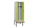 locker voor scheiding van kleding,HxBxD 2120x600x815mm,2vak