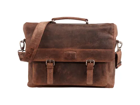 aktetas Pride and Soul Cloud bruin leder