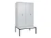locker voor scheiding van kleding,HxBxD 2120x1200x815mm,4vak
