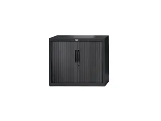 Claudius PLUS Roldeurkast 72.8x80x45cm Zwart 1 Legbord - 1