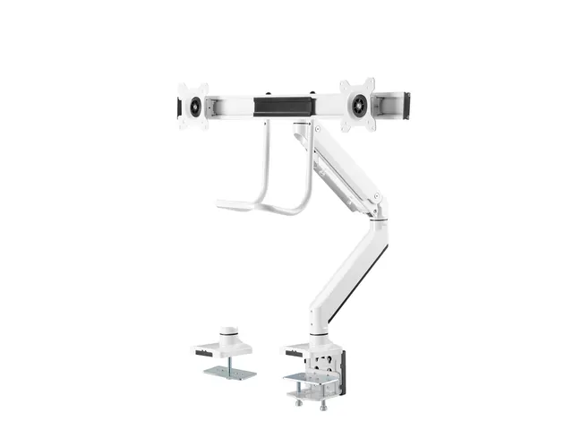 Newstar Monitorarm 2 Schermen Wit Met Hendel D775dxwhite