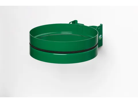 Afvalverzamelaar Voor 120 liter -Zakken Wand Plaatstaal Groen