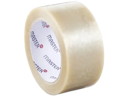 Verpakkingstape Transparant PP Acryl 25µm 48mmx66m No Noise