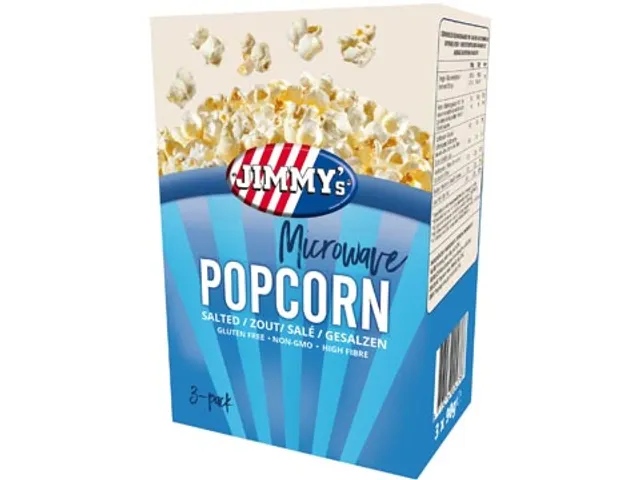 Popcorn Microwave, salé, boîte de 3 x 90 g