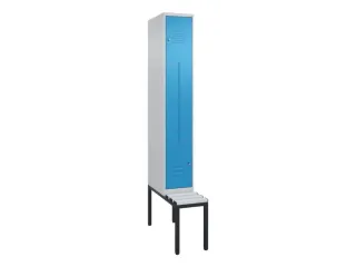 Z-garderobekast,HxBxD 2120x300x815mm,2vak,vak B 300mm,cil.-slot - 1