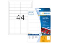 Etiketten 4572 Weerbestendig Folie 48.3x25.4mm Verwijderbaar wit