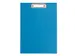 Klembordmap MAUL A4 staand met penlus PVC neon lichtblauw