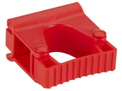 Vikan Hygiene Klem voor Hi-Flex Wandhouder Rood