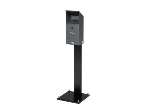 E-sigarettenverzamelaar,HxBxD 1135x310x310mm,romp staal,m. standvoet