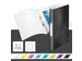 Ringband Leitz WOW A4 2-rings O-mech 25mm PP zwart