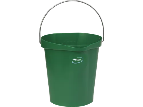 Hygiene 5686-2 emmer 12 liter groen maatverdeling en schenktuit