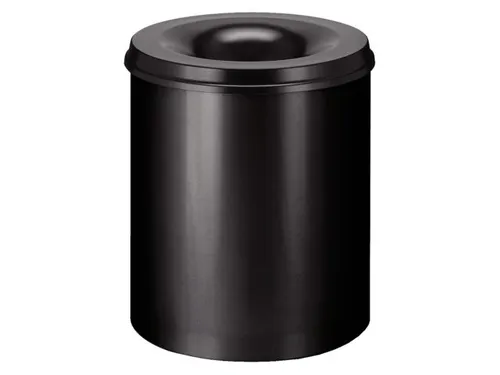 Papierbak met Vlamdover 80 liter 465mm x 54cm Zwart