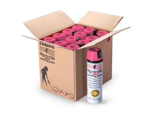 Markeerspray Voor Bouwplaatsen Roze Fluorescerend 500Ml