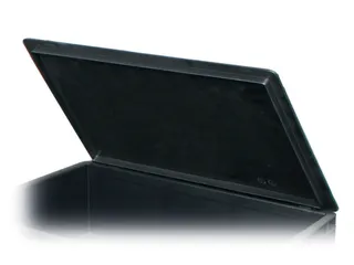 scharnierdeksel,PP,v. ESD-stapelbak,BxD 600x400mm,zwart - 2