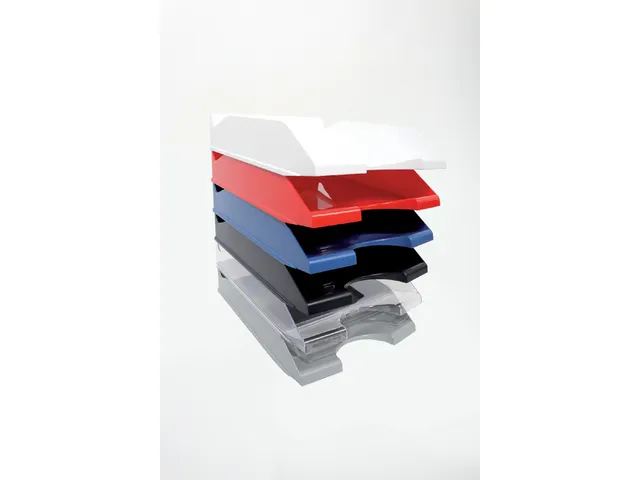 Corbeille à courrier Quantore A4 100% recyclé gris