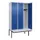 locker met bank,HxBxD 2120x1200x815mm,3vak,vak B 400mm,draaigrendel