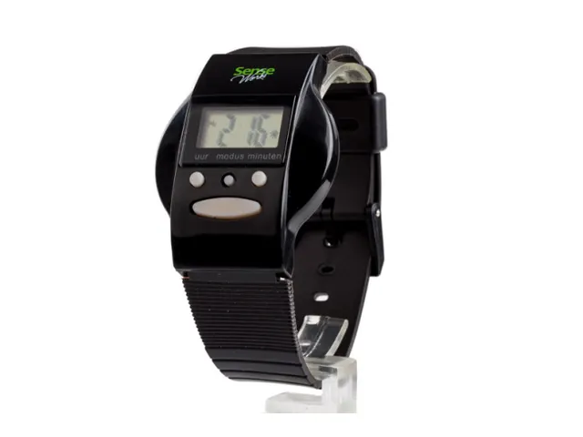 Horloge Senseworks Nederlandssprekend 12/24 zwart