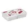 Q-line EHBO 4-vaks doos wit rood - 24,5x15x5,2cm