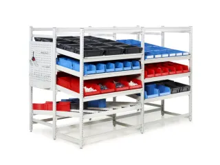 ESD-Kanban-stelling,aanbouwveld achter,HxBxD 1860x933x735mm - 4