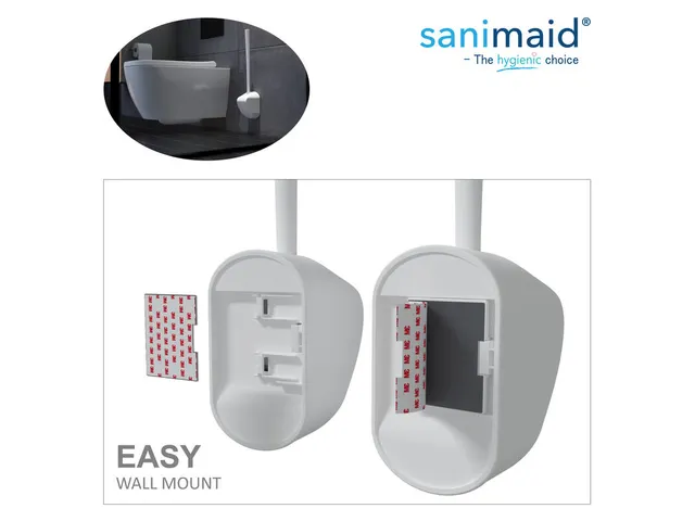 Sanimaid Paris Cleaner toilette Blanc avec support mural