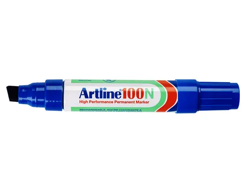 Viltstift Artline 100 schuin 7.5-12mm blauw