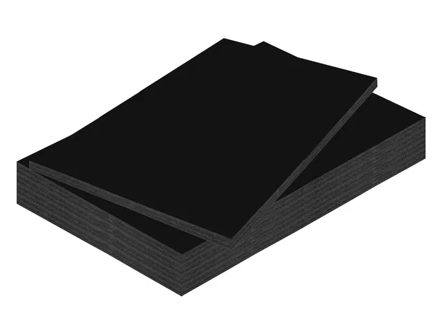 Panneau Mousse Kangaro A3 10mm Double face Noir 5 pièces