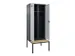 locker met bank,voor scheiding van kleding,HxBxD 2120x800x815mm,2vak