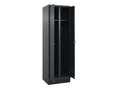 locker voor scheiding van kleding,HxBxD 1950x600x500mm,2vak