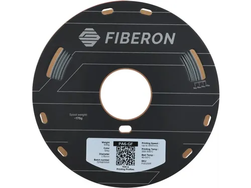 Polymaker Fiberon PA6-GF25 3D Filament 1,75mm Grijs 0,5kg