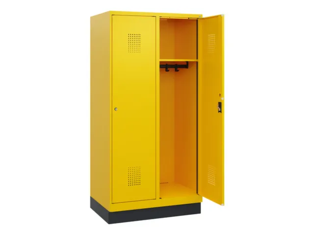 schoollocker,HxBxD 1630x800x500mm,2vak,vak B 400mm,cil.-slot,sokkel