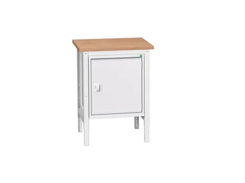 werkbank,HxBxD 780-930x700x600mm,multiplexblad,4voeten