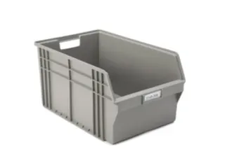 magazijnbak,HxLxB 250x490x310mm,22,6l,PP,grijs - 1
