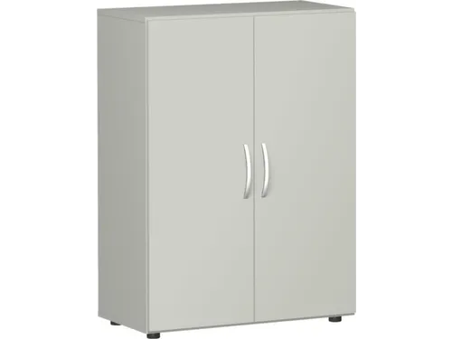 kantoorkast openslaande deuren HxBxD 1104x800x420mm hout Ral7035