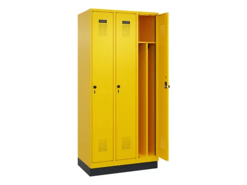locker voor scheiding van kleding,HxBxD 1950x900x500mm,3vak