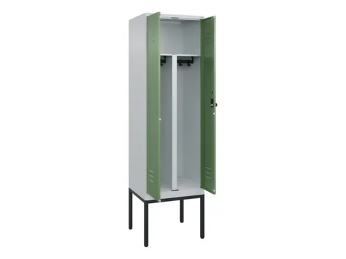 PBM-locker,HxBxD 2120x600x500mm,2vak,vak B 300mm,draaigrendel