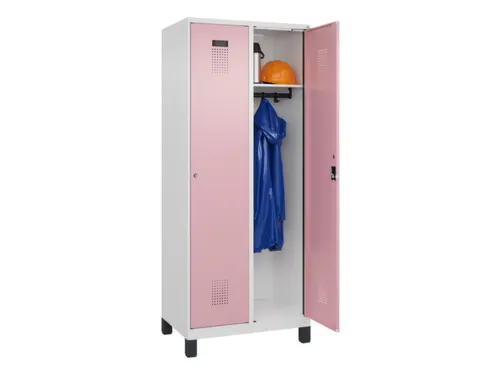 locker,HxBxD 1950x800x500mm,2vak,vak B 400mm,cil.-slot,voeten