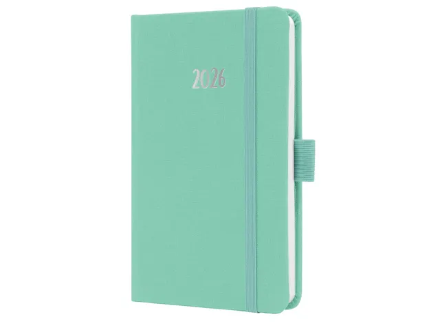 Weekagenda Feel A6 2026 (NL/FR/EN/DU) Mighty Mint Hardcover