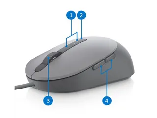 Dell MS3220 bekabelde lasermuis USB Zwart - 4
