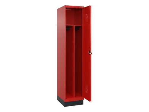 locker voor scheiding van kleding,HxBxD 1950x400x500mm,1vak