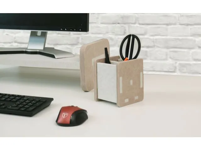 Porte-stylo KUBE gris