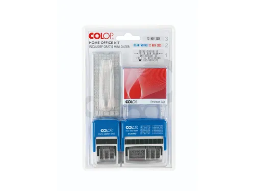 Stempelset Colop thuiskantoor 3-delig