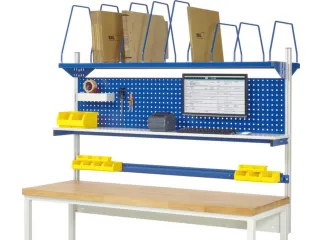 opbouwelement,v. werkbank,HxBxD 1130x2000x350mm,draagverm. 100kg,staal - 2