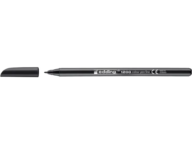 Fineliner edding 1200 1mm blister à 3 stuks zwart