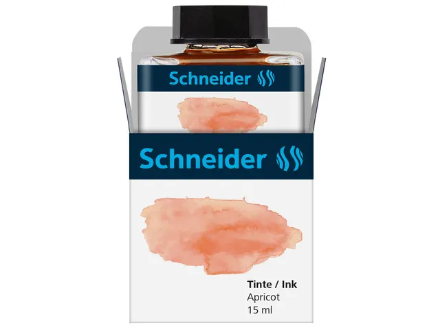 Inktpotje Schneider 15ml pastel Abrikoos